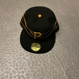 Pittsburg Pirates New Era Blk Pillbox cap hat see description for details 7 3/8
